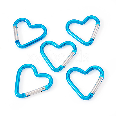 5Pcs Zinc Alloy Spring Gate Rings FIND-TA0009-73C-1