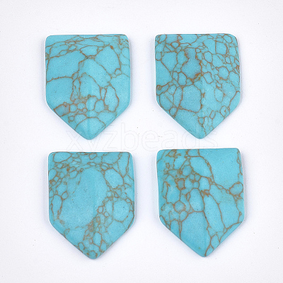 Synthetic Turquoise Cabochons TURQ-T003-02-1
