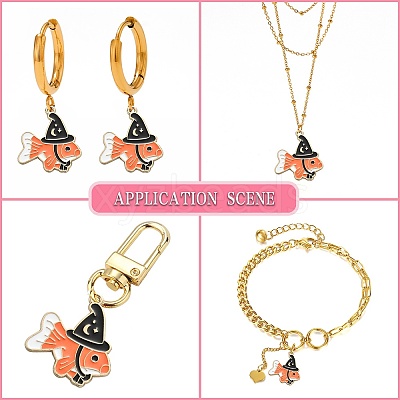 20Pcs Alloy Enamel Pendants ENAM-CJ0004-34-1