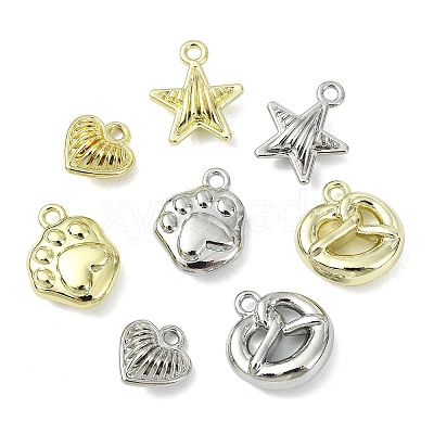 32Pcs 8 Styles Alloy Pendants FIND-CJ0004-20-1