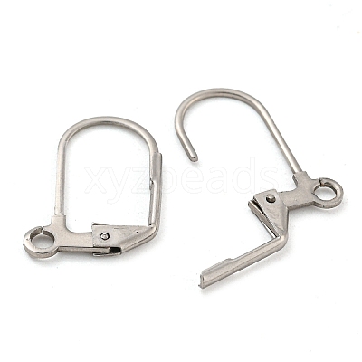 Non-Tarnish 304 Stainless Steel Leverback Earring Findings STAS-P360-02B-P-1