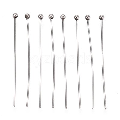304 Stainless Steel Head Pins STAS-T065-35mm-20P-1