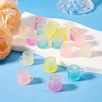 20Pcs 5 Colors Resin Cup Mini Model RESI-TA0005-73-1