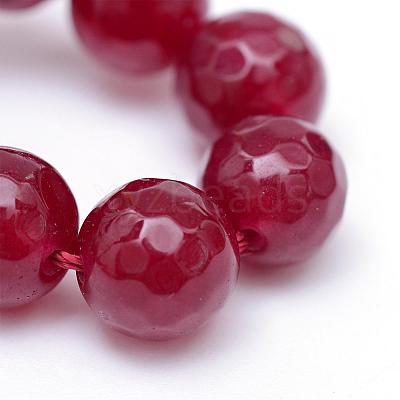 Natural White Jade Bead Strands G-R346-4mm-02-1