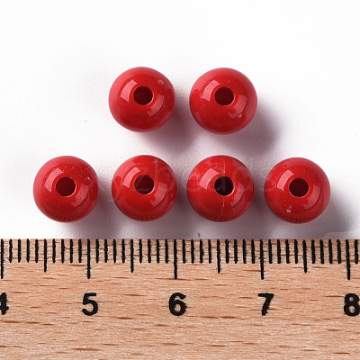 Opaque Acrylic Beads MACR-S370-C8mm-A14-1