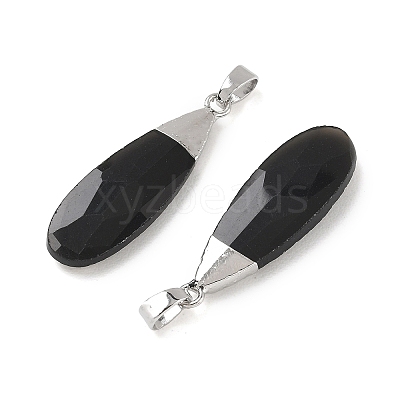 Natural Obsidian Pendants GG-CBA9F30-03P-05-1