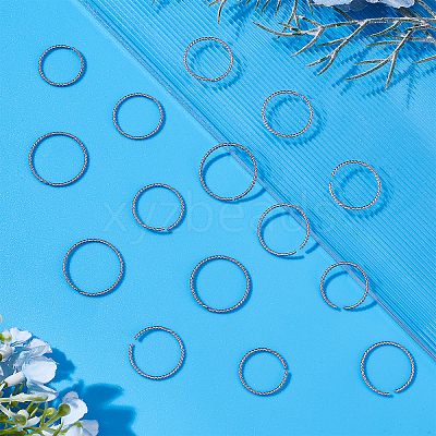 150Pcs 3 Styles 304 Stainless Steel Open Jump Rings STAS-DC0009-05-1
