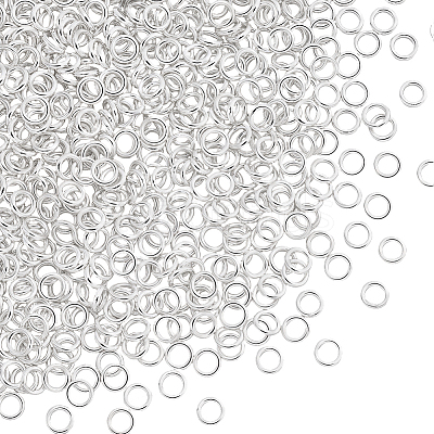 500Pcs Rack Plating Brass Jump Rings KK-PH0015-52-1