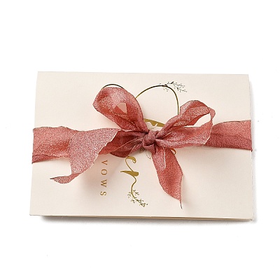 Paper Wedding Vows Card AJEW-WH0258-902B-1