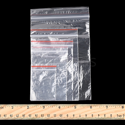 300Pcs 5 Styles Plastic Zip Top Bags OPP-FS0001-22-1