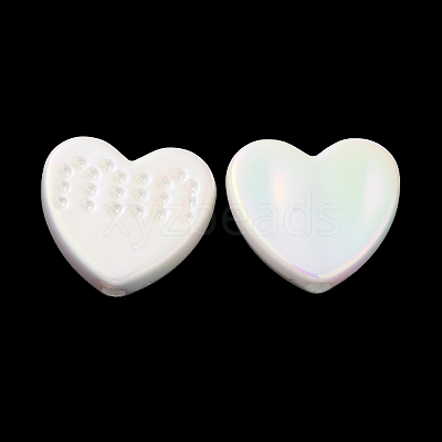 UV Plating Opaque Acrylic Beads X1-SACR-L005-13A-1