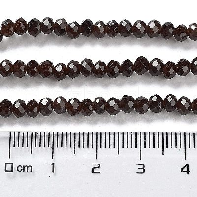 Baking Paint Imitation Jade Glass Bead Strands DGLA-A034-J4MM-A11-1