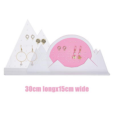 Acrylic Earring Display Stands EDIS-WH0016-016-1