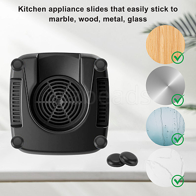 36Pcs 9 Styles Teflon & Rubber & EVA & Oil Glue Self-adhesive Furniture Protection Pads AJEW-CN0002-92-1