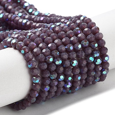 Opaque Glass Beads Strands EGLA-A035-P3mm-L11-1