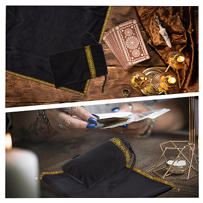 Square Velvet Tablecloth AJEW-WH0314-315-1