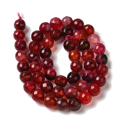 Dyed & Heated Natural Dragon Veins Agate Beads Strands X-G-P539-A01-25-1