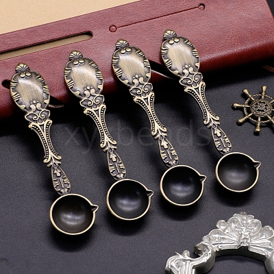 Brass Handle Wax Sealing Stamp Melting Spoon PW-WG90433-01-1