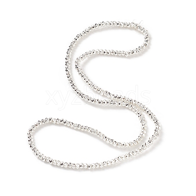Electroplate Non-magnetic Synthetic Hematite Beads Strands G-L485-06A-S-1