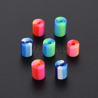 Fixed Mixed 3 Style Handmade Polymer Clay Beads CLAY-S096-012I-1