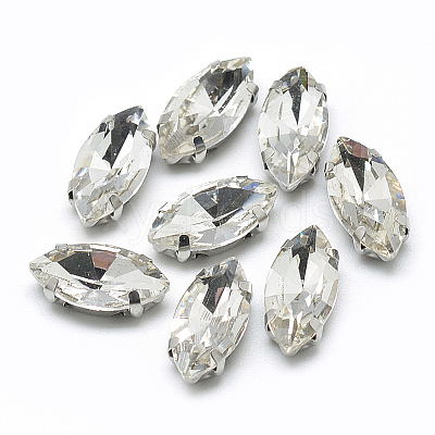 Sew on Rhinestone RGLA-T034-5x10mm-01-1