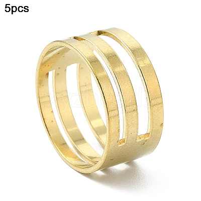 5Pcs Brass Rings TOOL-YW0001-76-1
