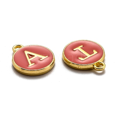 Initial Letter A~Z Alphabet Enamel Charms ENAM-X0018-11-1