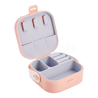 Square PU Leather & PP & Silicone Jewelry Set Box AJEW-TAC0014-13C-1