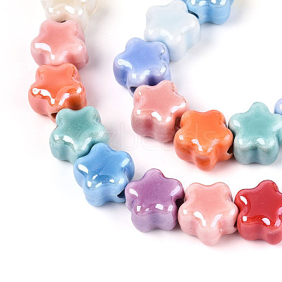 Handmade Porcelain Bead Strands PORC-N011-04-1
