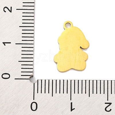 Christmas Theme 201 Stainless Steel Charms LS-STAS-Q015-13G-02-1