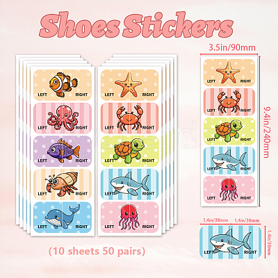 Waterproof Paper Sticker DIY-WH0641-005-1