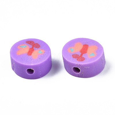 Handmade Polymer Clay Beads CLAY-N006-48-1