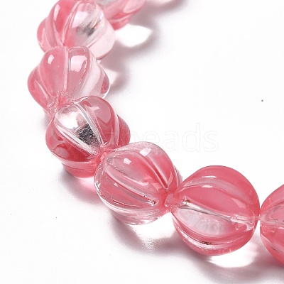 Transparent Glass Beads Strands GLAA-F114-02A-09-1