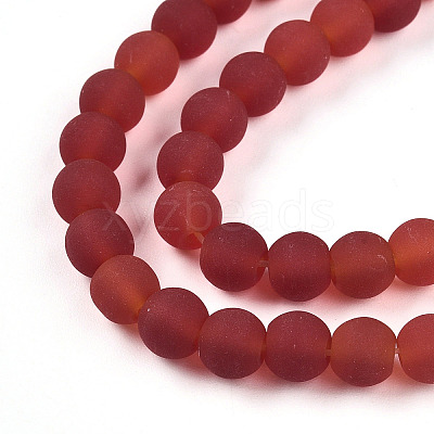 Transparent Glass Beads Strands LS-GLAA-T032-T6mm-MD20-1