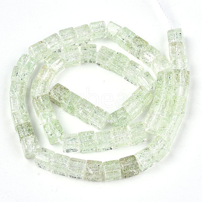 Crackle Glass Beads GLAA-S192-005D-1