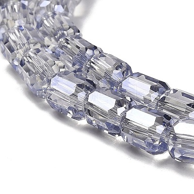 Electroplate Glass Beads Strands EGLA-D030-19M-1