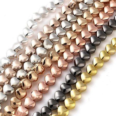 Electroplate Glass Beads Strands EGLA-H109-12-01-1