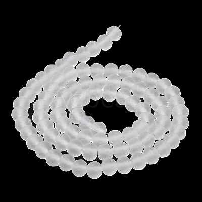 Transparent Glass Beads Strands EGLA-A034-T6mm-MD19-1