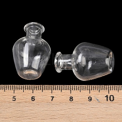 Transparent Glass Beads Containers GLAA-G123-07-1