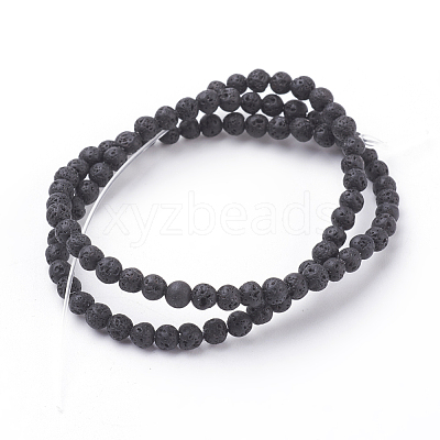 Natural Lava Rock Beads Strands X-g434-7-1