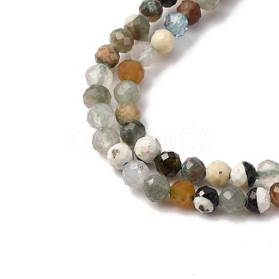 Natural Tree Agate Beads Strands G-RM2025-A40-3mm-1
