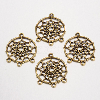 Tibetan Style Alloy Chandelier Components Links LS-TIBE-A30127-AB-NR-1