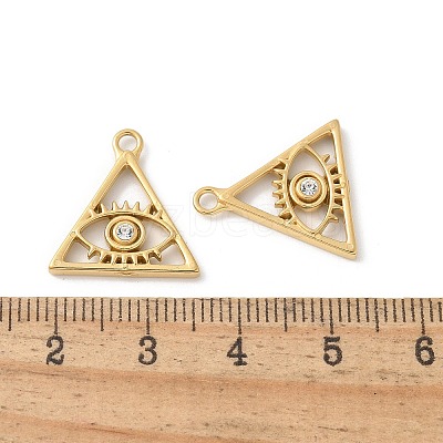 304 Stainless Steel Rhinestone Pendants STAS-Z122-48G-1