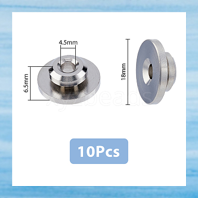 10Pcs 316 Surgical Stainless Steel Angel Adjustable Protector Sleeve FIND-FH0005-90P-1