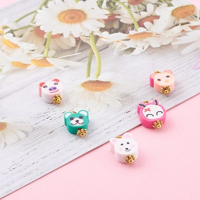 Polymer Clay Charms PALLOY-JF00681-1