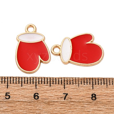 Christmas Alloy Enamel Pendants ENAM-K080-01B-G-1