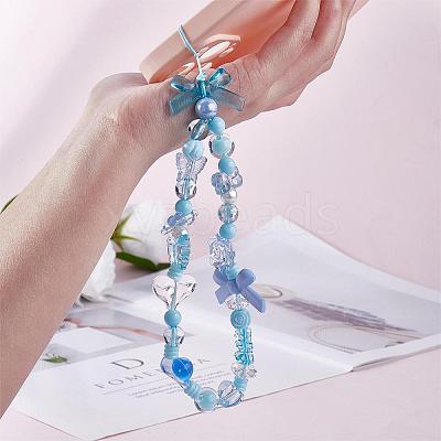 150 Pieces Random Rose Acrylic Beads Bear Pastel Spacer Beads Butterfly Loose Beads for Jewelry Keychain Phone Lanyard Making JX543F-1