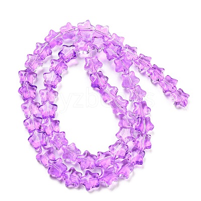 Transparent Glass Beads Strand GLAA-F112-02G-01-1
