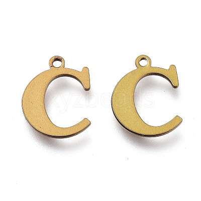 PVD Vacuum Plating  304 Stainless Steel Charms STAS-H112-C-AB-1