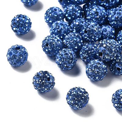 Pave Disco Ball Beads RB-A130-10mm-20-1